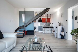 Living area - Villa with air conditioning and balcony (Medulin)