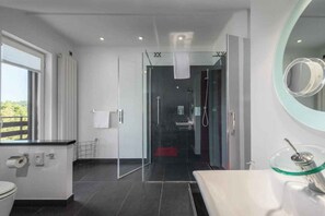 Bathroom - Villa with heated pool and air conditioning (Cerovlje)