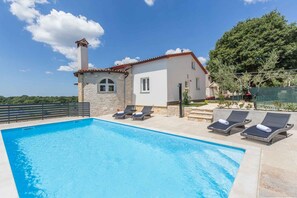 Pool - Villa with air conditioning and pool (Vrsar)