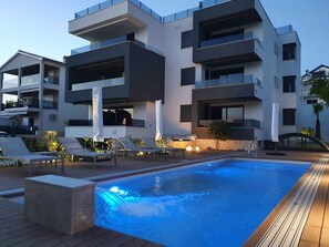 Pool - Holiday apartment with pool and air conditioning (Sv. Filip i Jakov)
