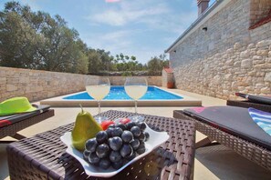 Pool - Holiday home with terrace and pool (Vela Luka)