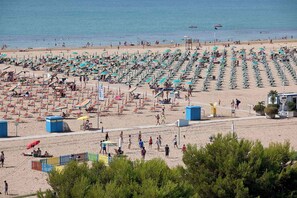 Vlak bij het strand