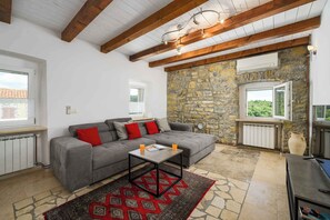 TV - Villa WITH POOL AND GARDEN (Momjan)