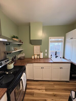 Microwave, oven, stovetop