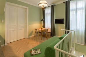 Family Apartment, Courtyard View | Living area - Little Bucharest Mansion (Bucharest)
