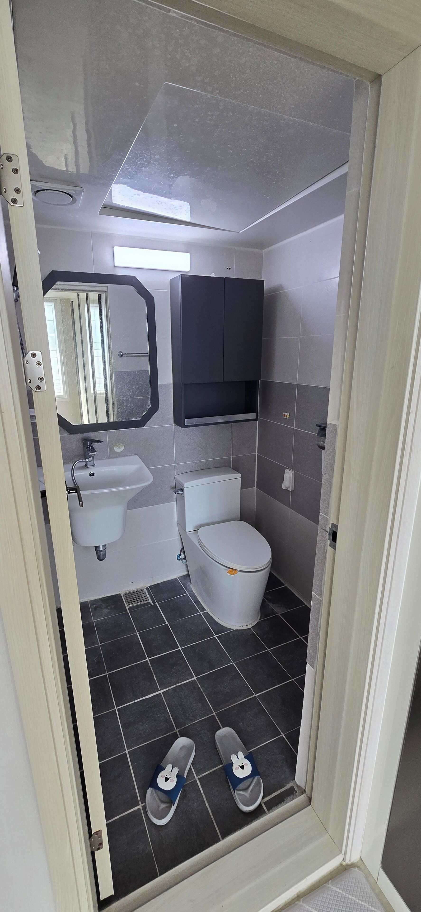 Secador de cabelo, sabonete, papel higiênico 