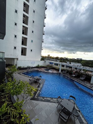 Shared Dormitory, 1 Bedroom, Balcony | Pool - Room-affordable Studio Unit Near Malls a (Iloilo)