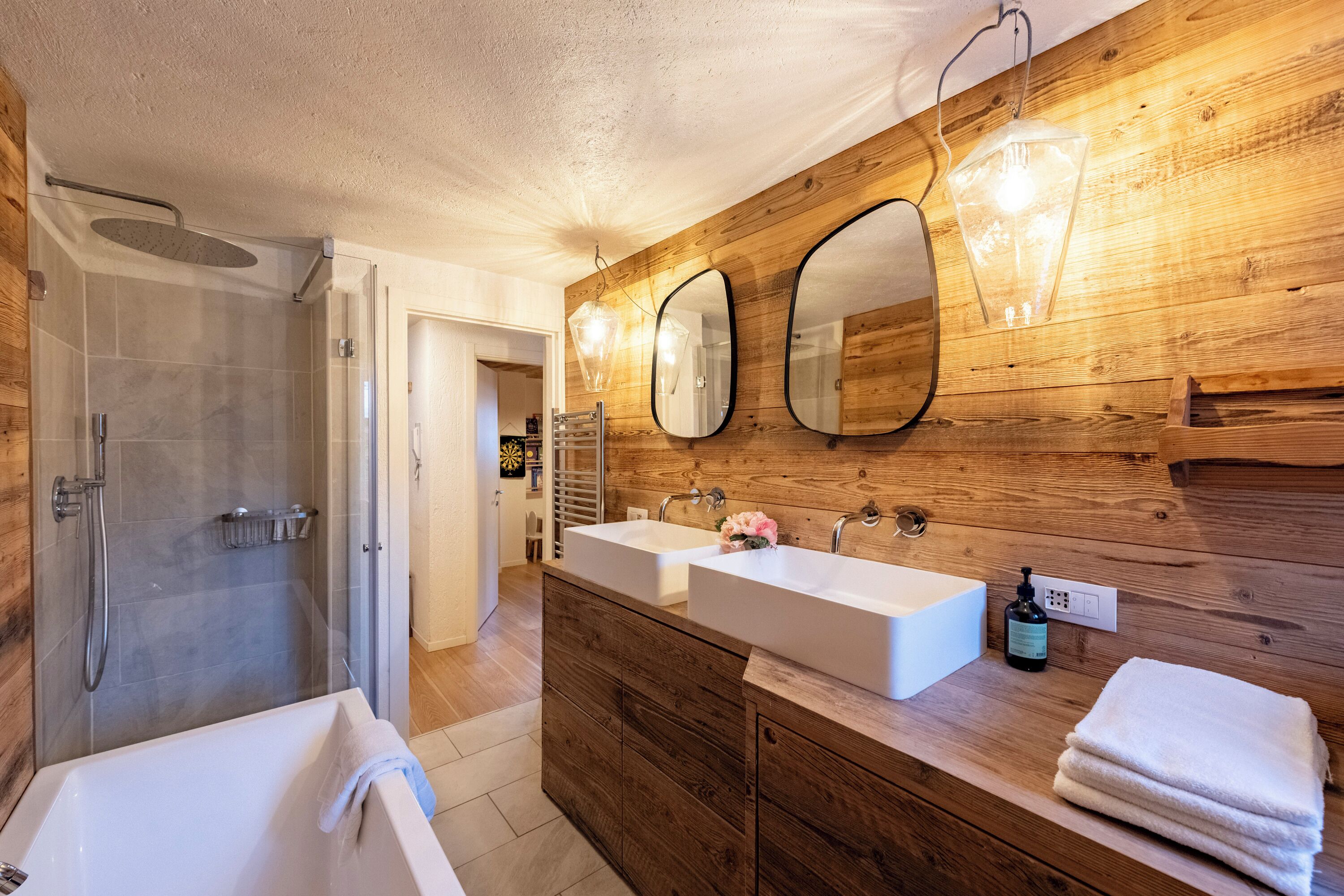 Appartamento familiare, 2 camere da letto, balcone (Casa Giardini in Dolonne) | Bagno