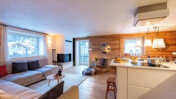 Apartamento familiar, 2 habitaciones, balcón (Casa Giardini in Dolonne) | Cocina básica privada