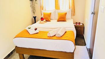 Kahden hengen huone | Ilmainen Wi-Fi, vuodevaatteet