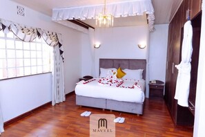 Superior Double Room, Patio, Garden View | In-room safe, desk, laptop workspace, blackout drapes - THE MAVVEL (Mutunduri)