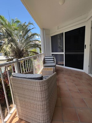 Terrace/patio - Apartment on The Strand - 2 Bed 2 Bath in a gated complex. (North Ward)