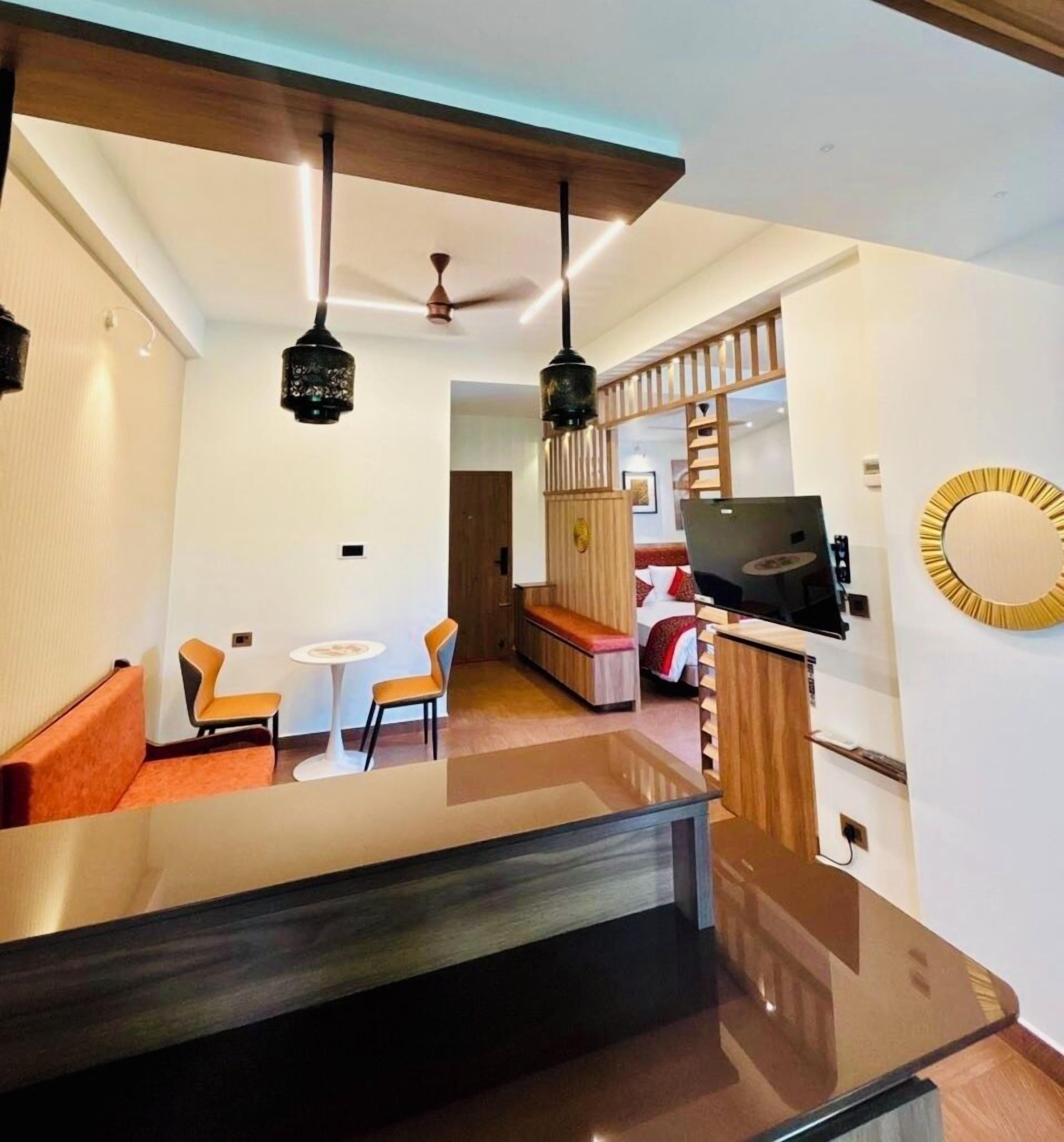 Luksussuite | Skrivebord for bærbar PC og wi-fi (inkludert)