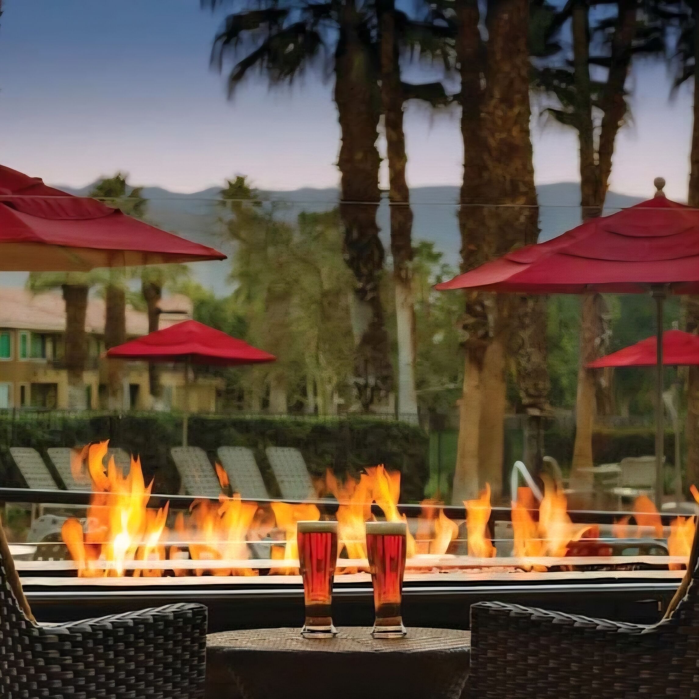 Overnattingsstedets uteområder