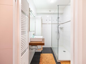 Shower, hair dryer - Nice apartment with balcony in the village (Koksijde)