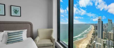 Iron/ironing board, travel crib, WiFi, bed sheets