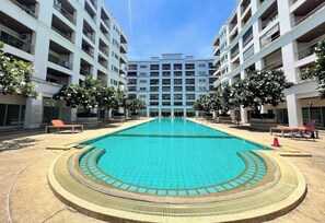 Condo, 1 Bedroom, Smoking, Balcony | Pool - Large Pool-view Studio With Balcony - TW Platinum Suites, Jomtien (Pattaya)