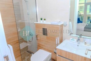 Apartment, Balcony | Bathroom - Bloomfields Cozy 1BR In Oasis Masdar (Abu Dhabi)