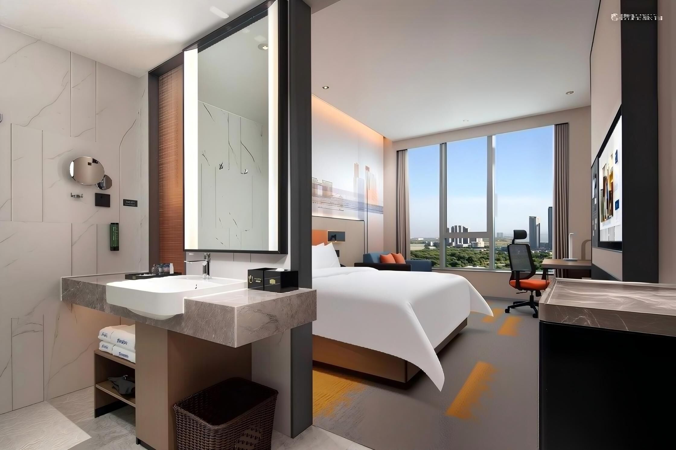 Doppia Superior, vista fiume | Biancheria da letto di alta qualità