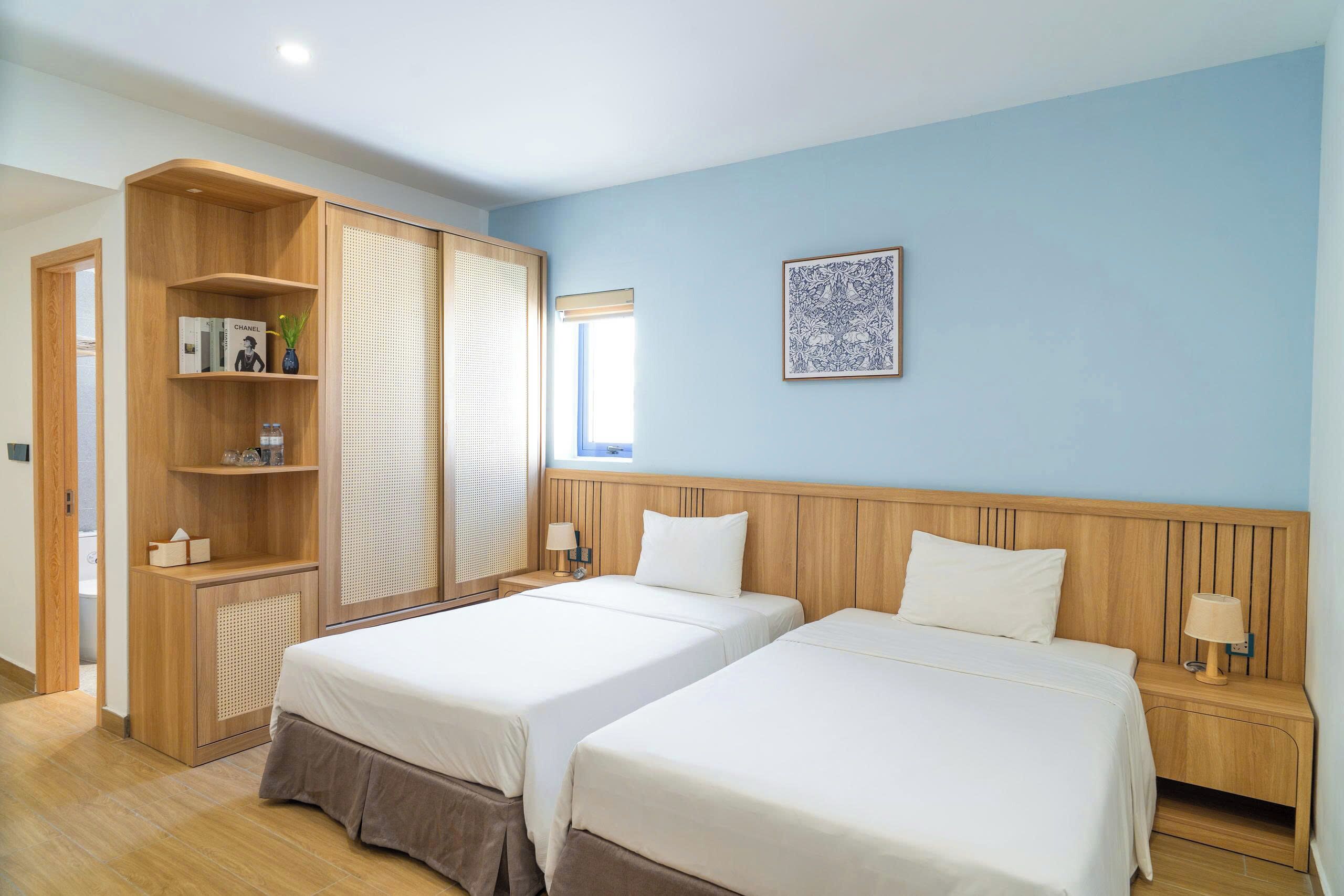 Quarto casal luxo | Escrivaninha, Wi-Fi de cortesia