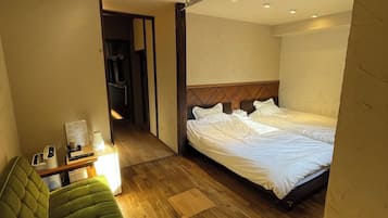 Bureau, accès au Wi-Fi (inclus), literie fournie