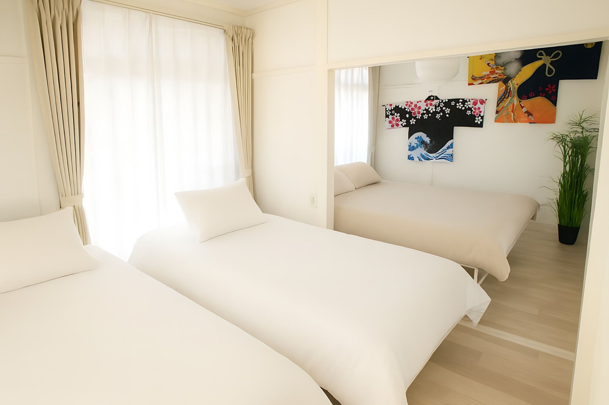 3 bedrooms, iron/ironing board, free WiFi, bed sheets