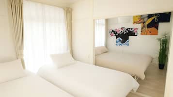 2 bedrooms, iron/ironing board, free WiFi, bed sheets