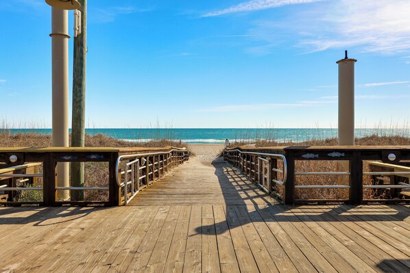 Beach - Steps to Boardwalk: 2 Blocks from the Beach access (Carolina Beach)