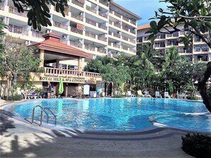 Condo, 2 Bedrooms, Smoking, Balcony | Pool - Spacious 2BR Corner Condo - Garden View Balcony - Royal Hill Resort (Pattaya)