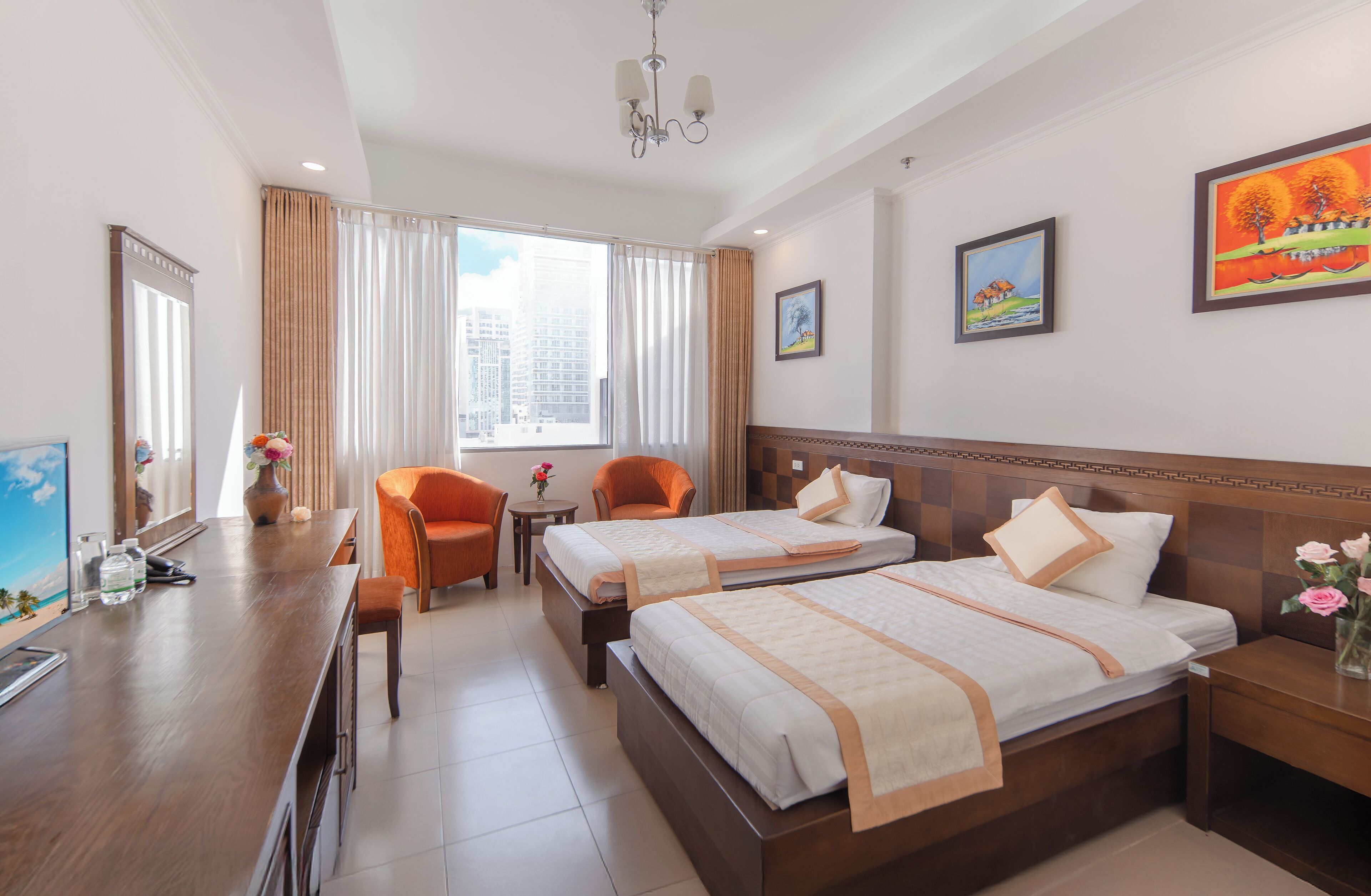Superior Double or Twin Room, City View | Free minibar items, free WiFi, bed sheets