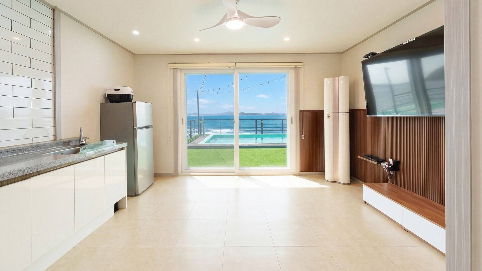 ベーシック ルーム 2 ベッドルーム (Ocean View Family Room) | 1 室のベッドルーム、WiFi (無料)