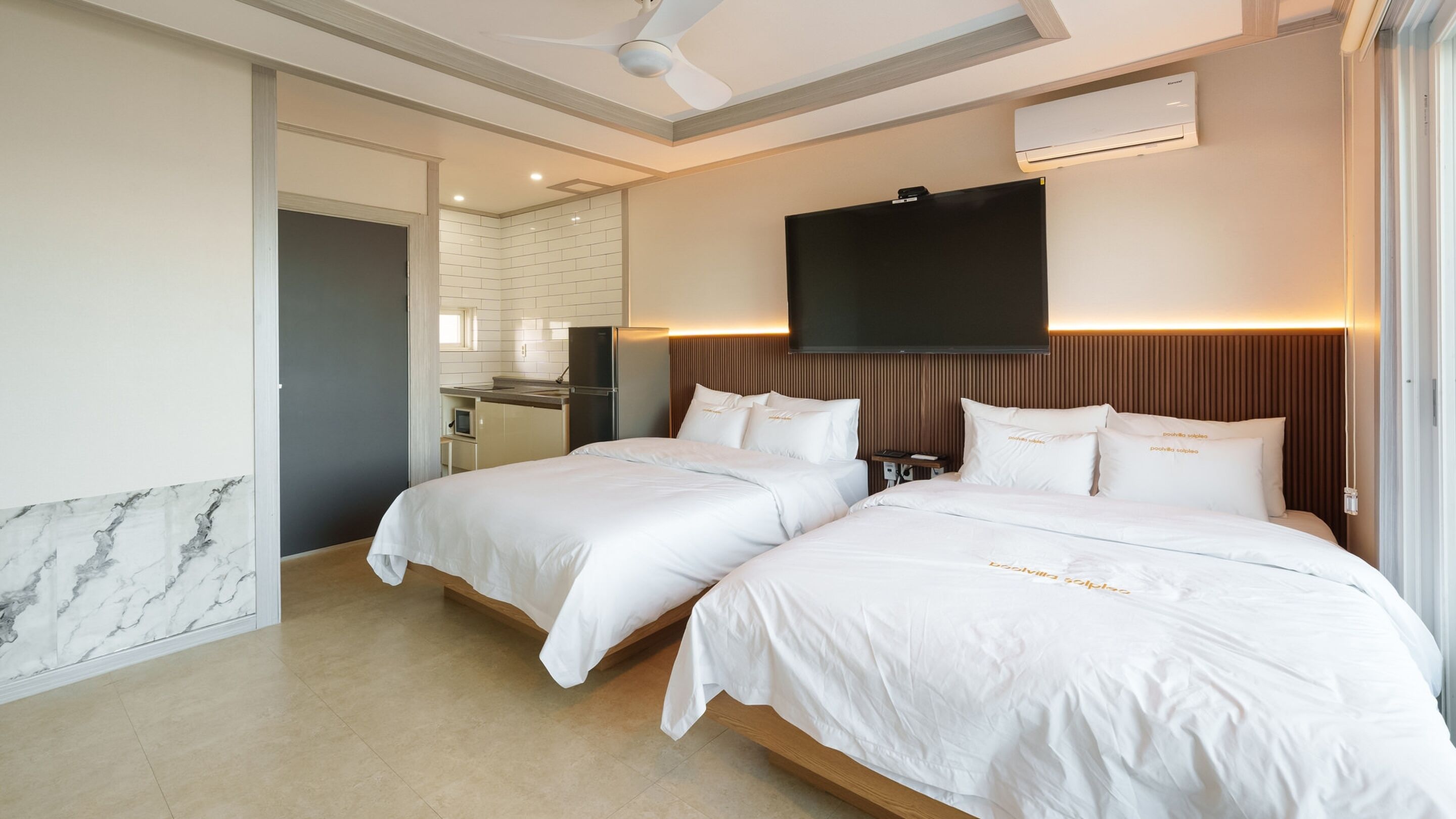 Basic Room, 1 Bedroom (Pool Villa Ocean View 102) | 1 bedroom, free WiFi