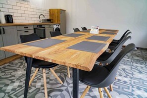 Dining - Holiday home with sauna, whirlpool, air conditioning and large garden (Somoskőújfalu)