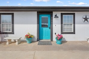 Premium bungalow, uitzicht op park | Details aan de buitenkant