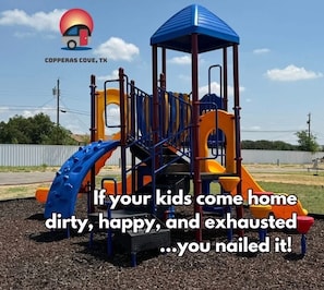Children's area - Joy Drive In RV Resort (Copperas Cove)