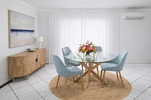 Dining - Beachside 2BR Apartment with Parking 1 Min Walk to The Strand Townsville (North Ward)