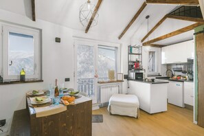 Private kitchen - La Chicchetta Balcony & Mountain Views (Sauze d'Oulx)