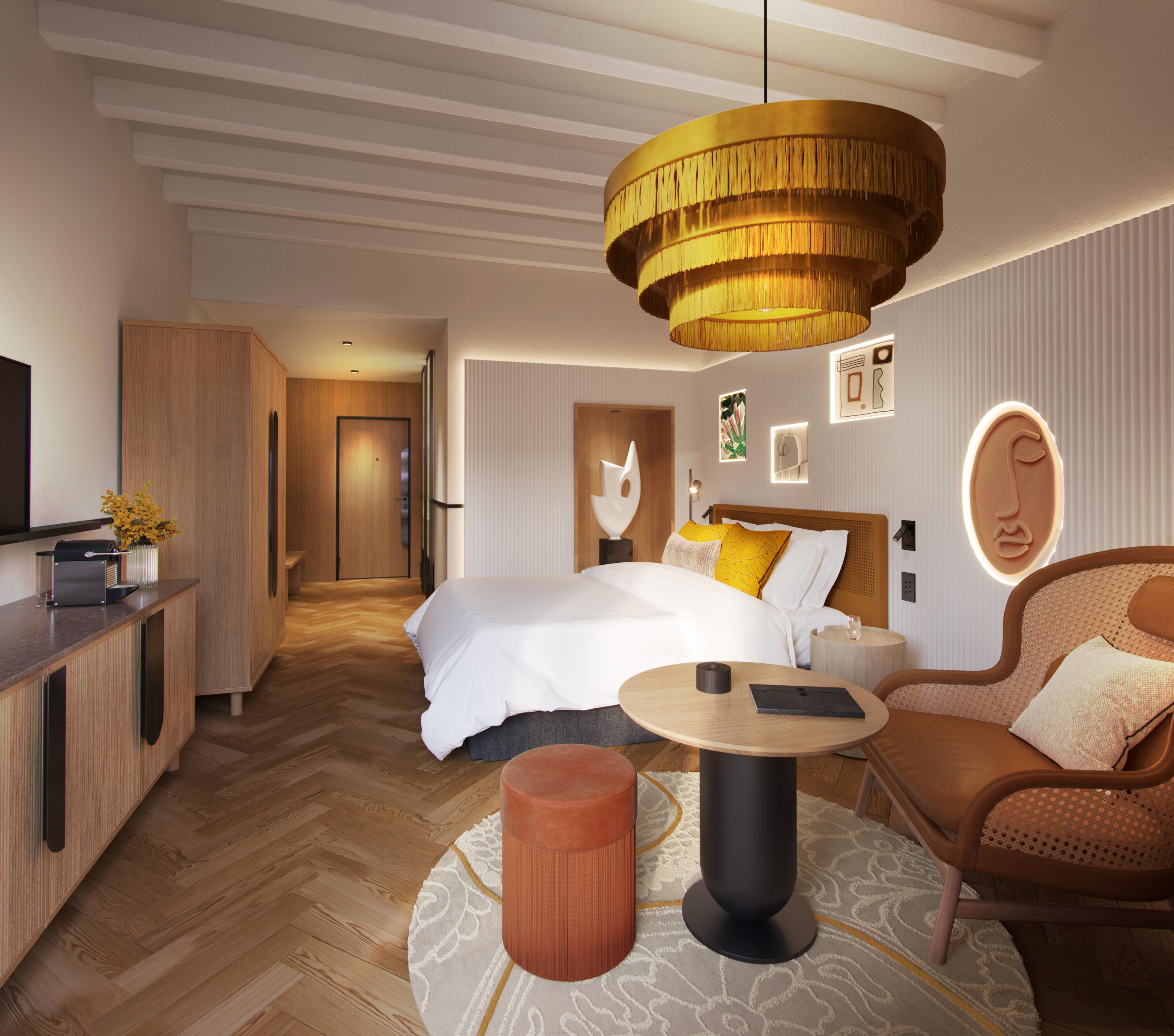 Premium bedding, down duvets, memory-foam beds, minibar