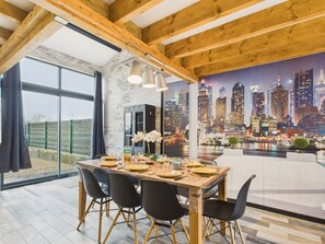Dining - Modern house with garden for 9 (Longeville-sur-Mer)