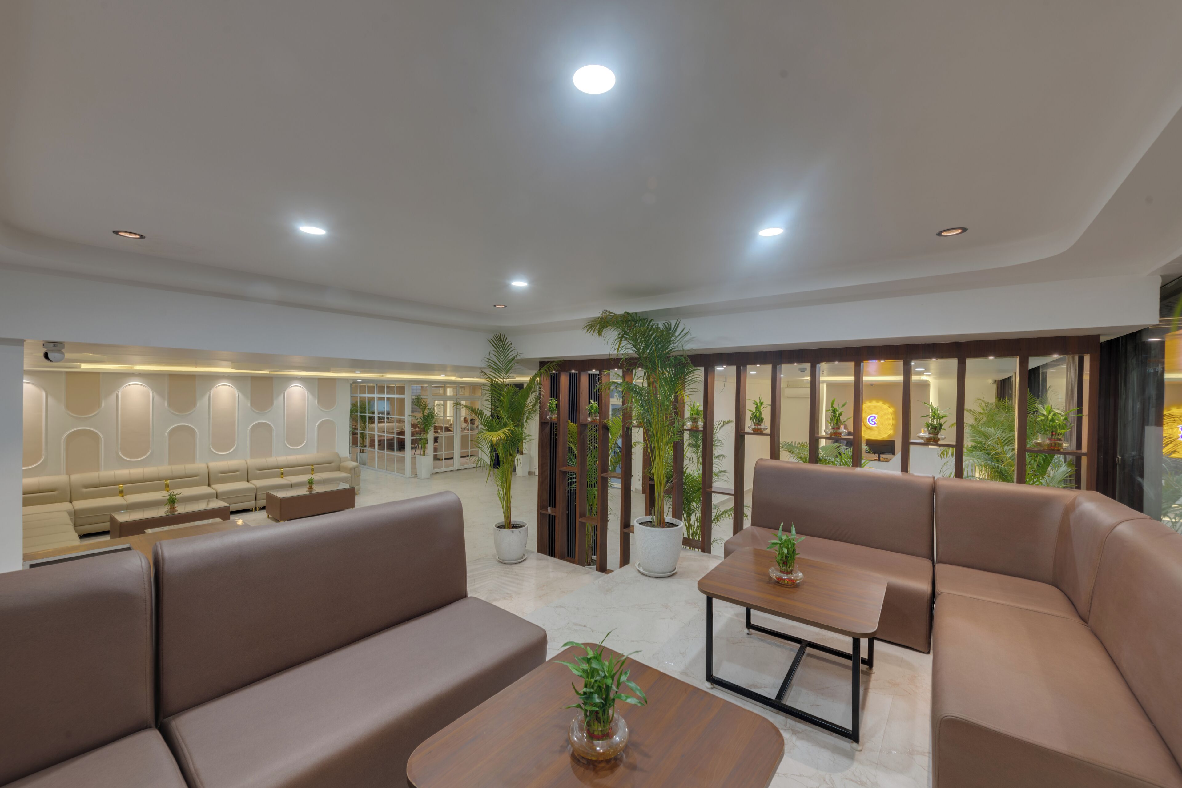 Sala de estar en el lobby