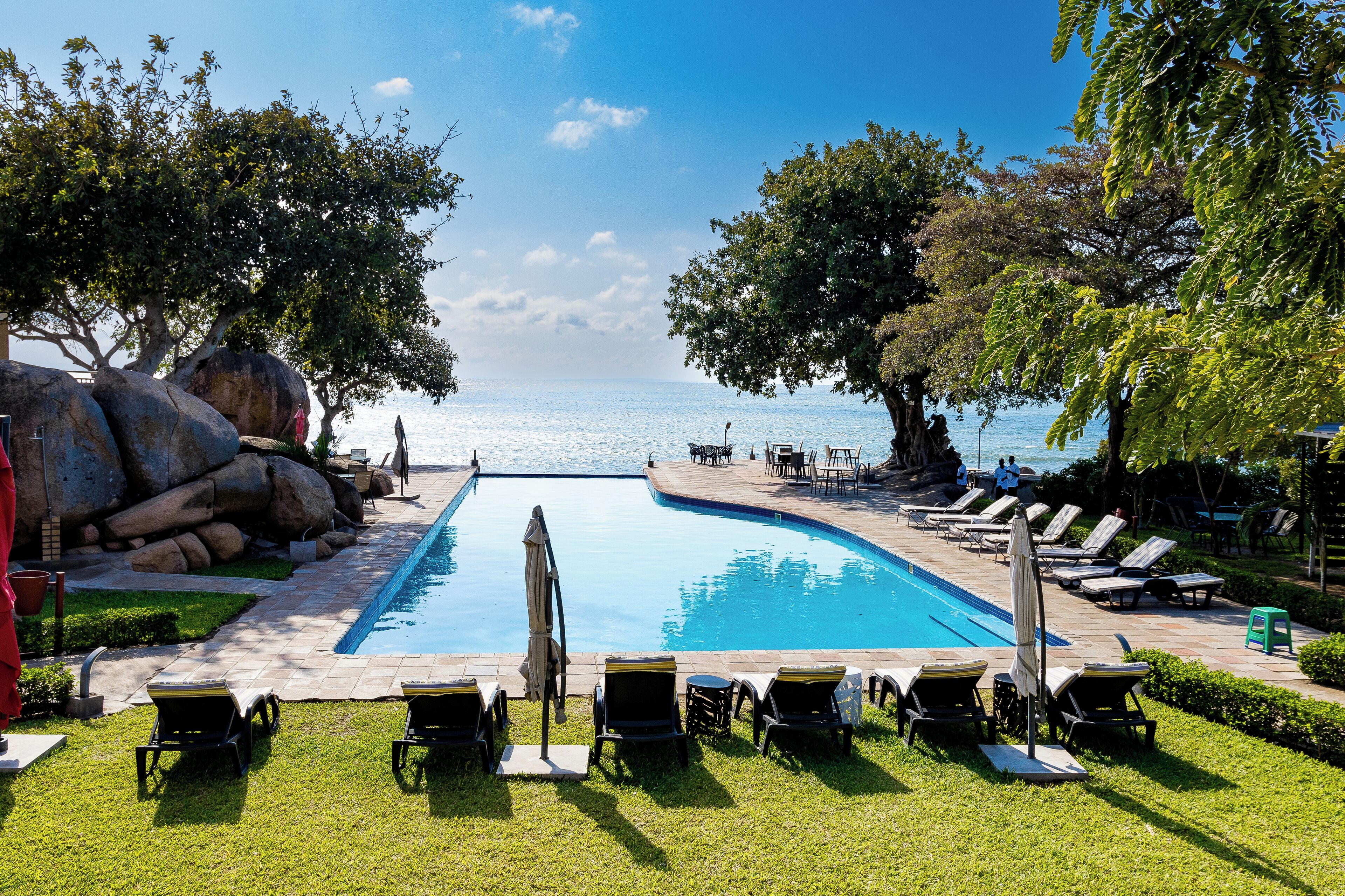 Indoor pool, outdoor pool
