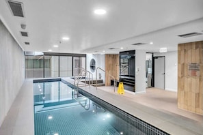 Pool - Two-Bedroom City View Apartment Opposite Southern Cross Station (West Melbourne)