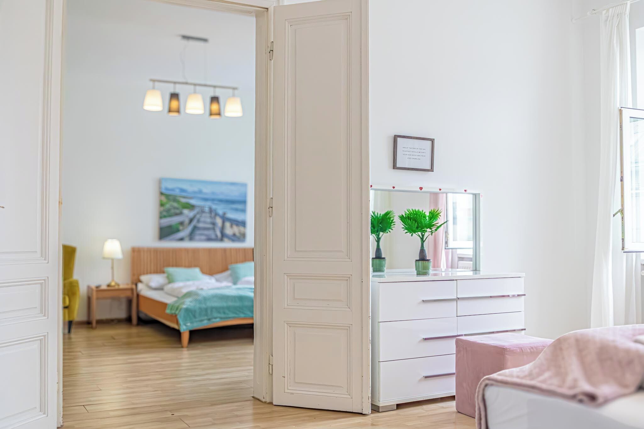 Basic-Apartment | Bügeleisen/Bügelbrett, kostenloses WLAN