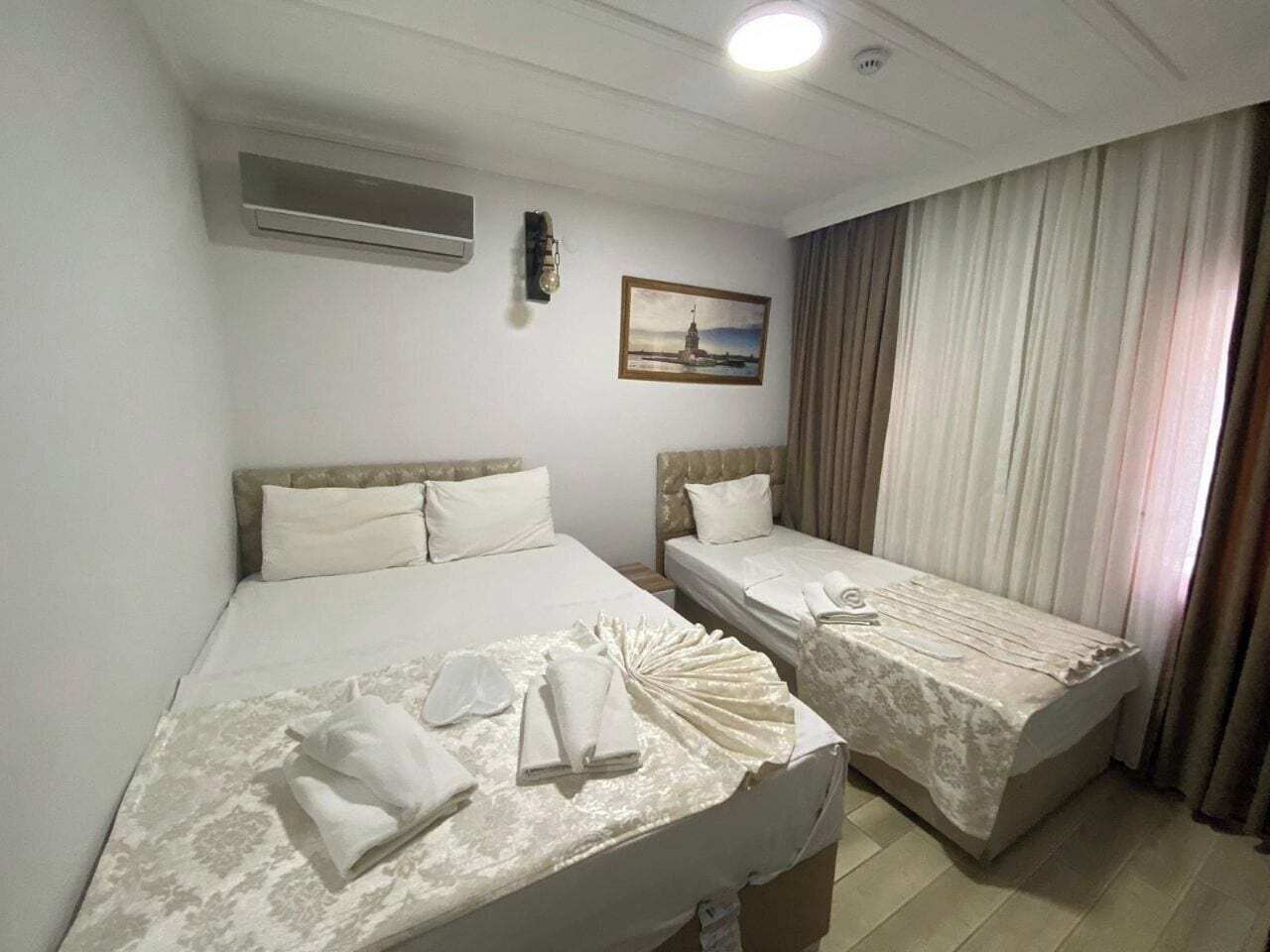 In-room safe, desk, soundproofing, iron/ironing board (on request)