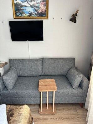 Economy Double Room | Living area - Tree house hotel (Istanbul)