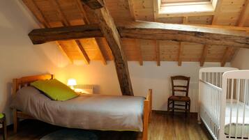 Iron/ironing board, WiFi, bed sheets