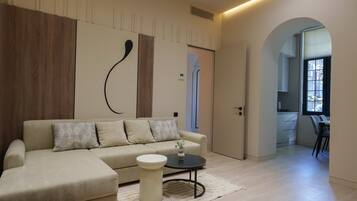 Design Apartment, Non Smoking | Living area