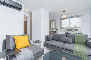 Apartment, City View | Living area - Mirage 2-BR Apt. & Balcony in Larnaca (Larnaca)