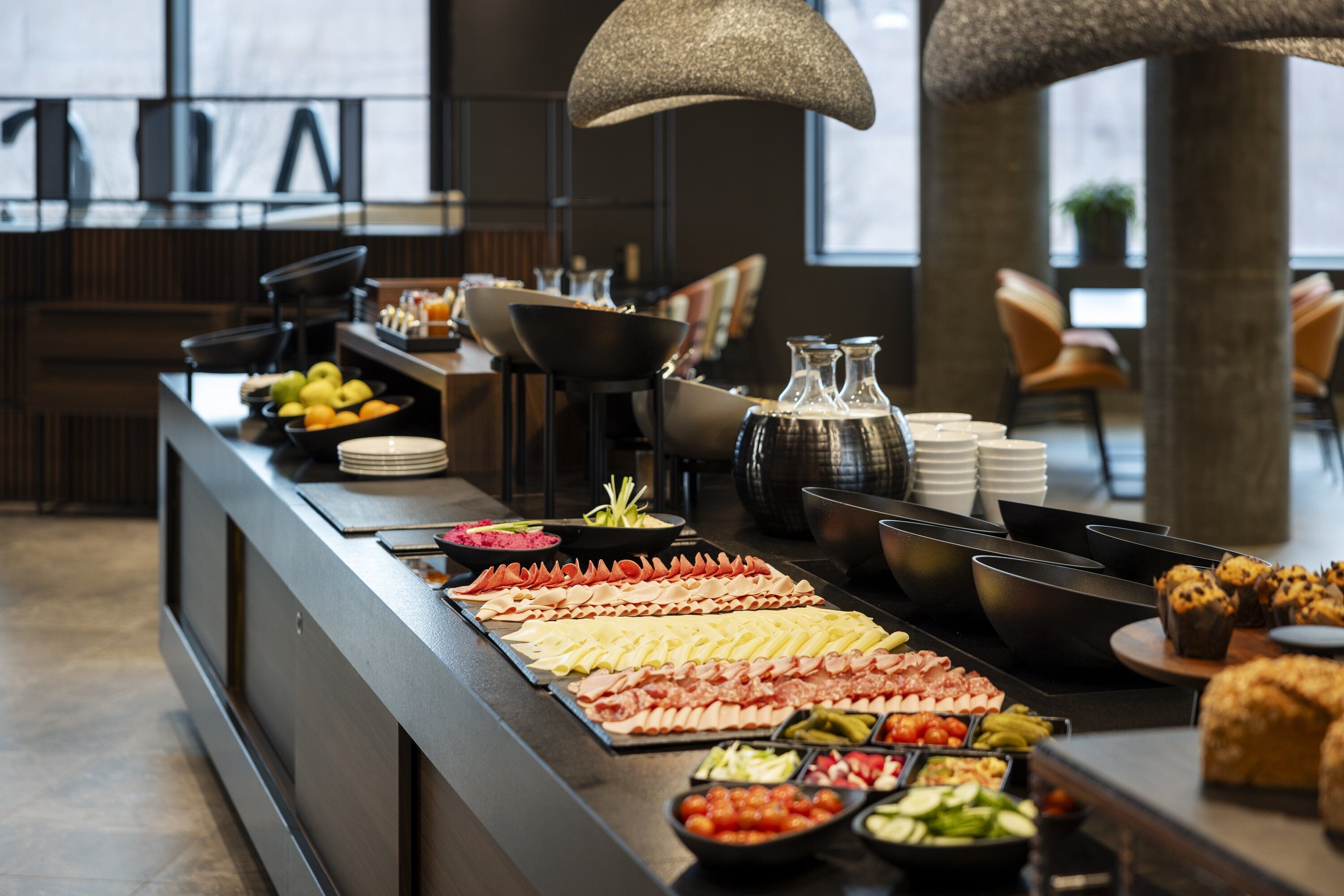 Daily buffet breakfast for a fee