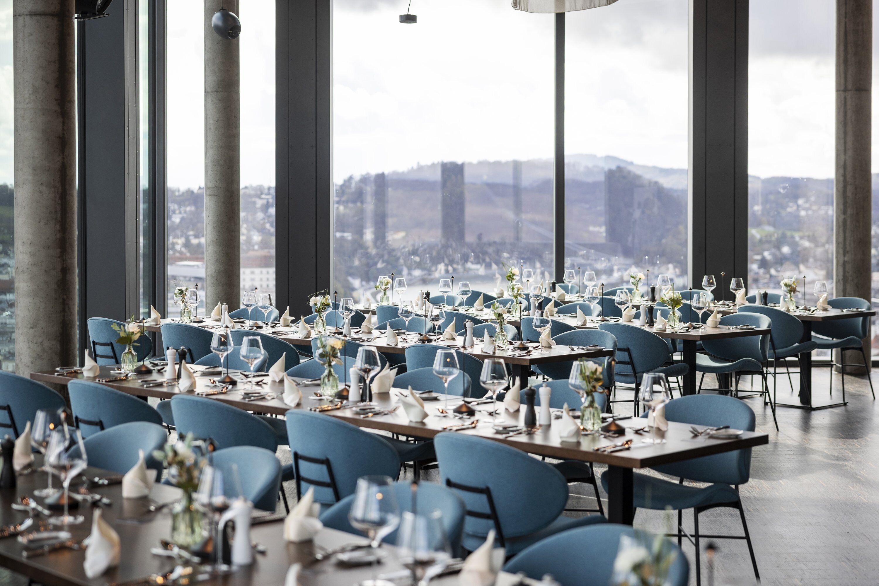 Serveert diner, moderne Europese gerechten